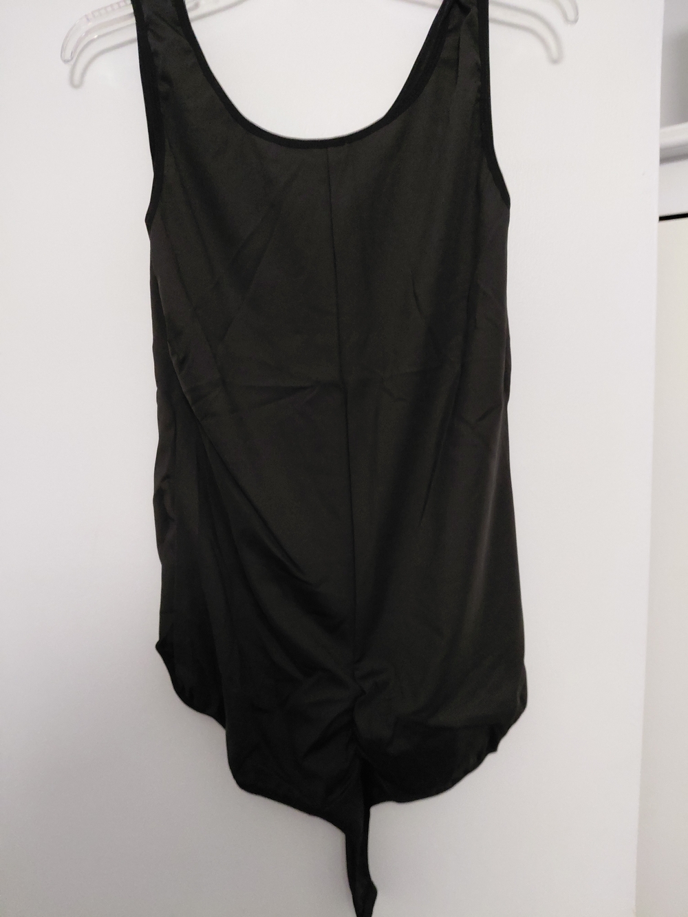 White Sleeveless Scoop-Style Bodysuit